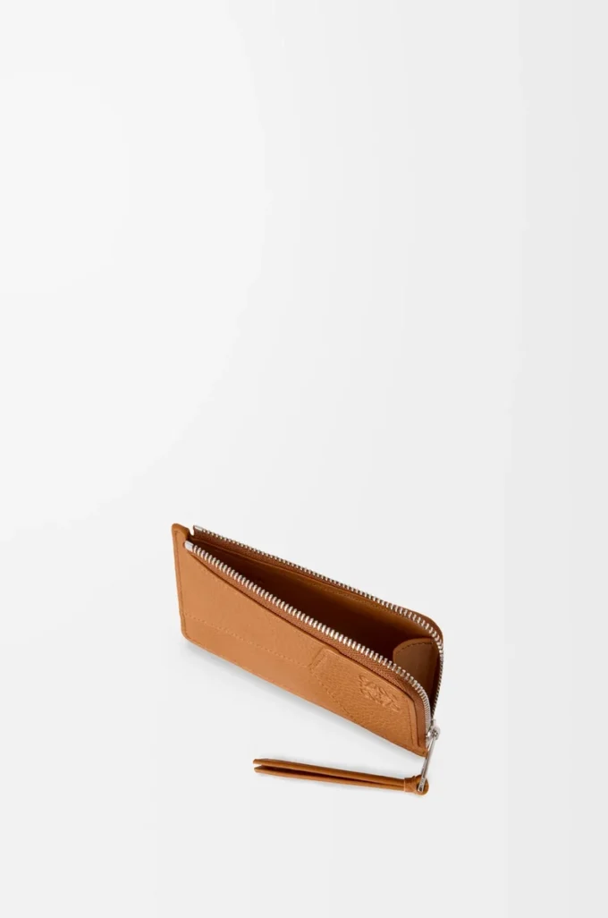 Puzzle coin cardholder in supple grained calfskin Light Canyon Brown Puzzle coin cardholder in supple grained calfskin Light Canyon Brown