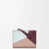 Puzzle compact wallet in classic calfskin Frozen/Dark Burgundy Puzzle compact wallet in classic calfskin Frozen/Dark Burgundy