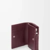 Puzzle compact wallet in classic calfskin Frozen/Dark Burgundy Puzzle compact wallet in classic calfskin Frozen/Dark Burgundy