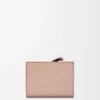 Puzzle compact wallet in classic calfskin Frozen/Dark Burgundy Puzzle compact wallet in classic calfskin Frozen/Dark Burgundy