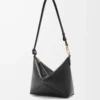 Puzzle Fold pouch in shiny nappa calfskin Black Puzzle Fold pouch in shiny nappa calfskin Black
