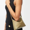 Puzzle Fold pouch in shiny nappa calfskin Clay Green Puzzle Fold pouch in shiny nappa calfskin Clay Green