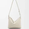 Puzzle Fold pouch in shiny nappa calfskin Sea Salt Puzzle Fold pouch in shiny nappa calfskin Sea Salt