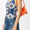 Puzzle Fold pouch in shiny nappa calfskin Vivid Orange Puzzle Fold pouch in shiny nappa calfskin Vivid Orange