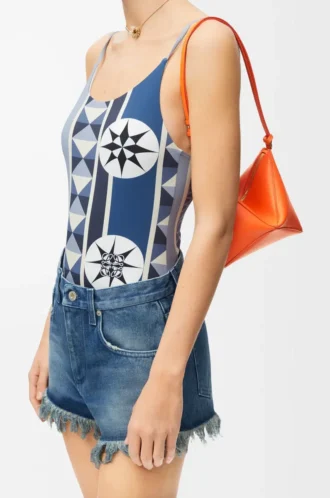 Puzzle Fold pouch in shiny nappa calfskin Vivid Orange Puzzle Fold pouch in shiny nappa calfskin Vivid Orange