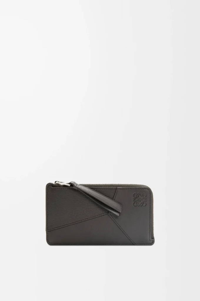 Puzzle long coin cardholder in classic calfskin Dark Grey Puzzle long coin cardholder in classic calfskin Dark Grey