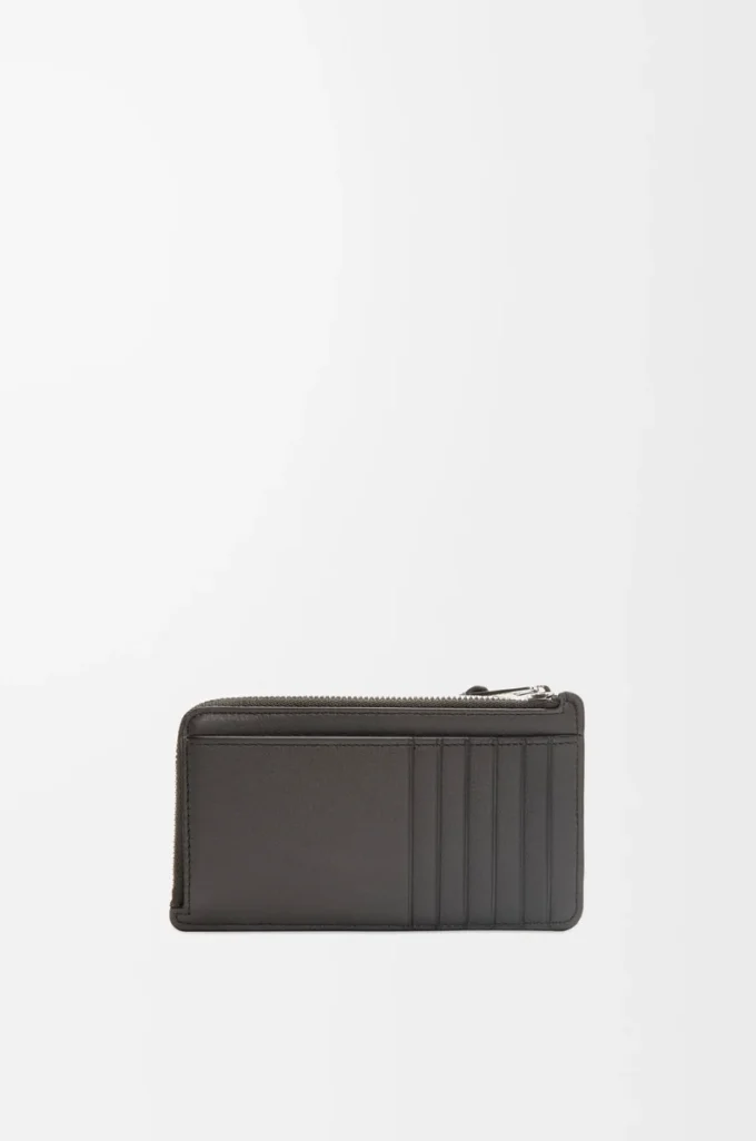 Puzzle long coin cardholder in classic calfskin Dark Grey Puzzle long coin cardholder in classic calfskin Dark Grey