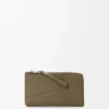 Puzzle long coin cardholder in classic calfskin Dark Khaki Puzzle long coin cardholder in classic calfskin Dark Khaki