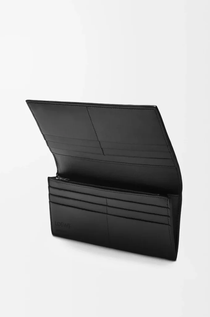 Puzzle long horizontal wallet in classic calfskin Black Puzzle long horizontal wallet in classic calfskin Black