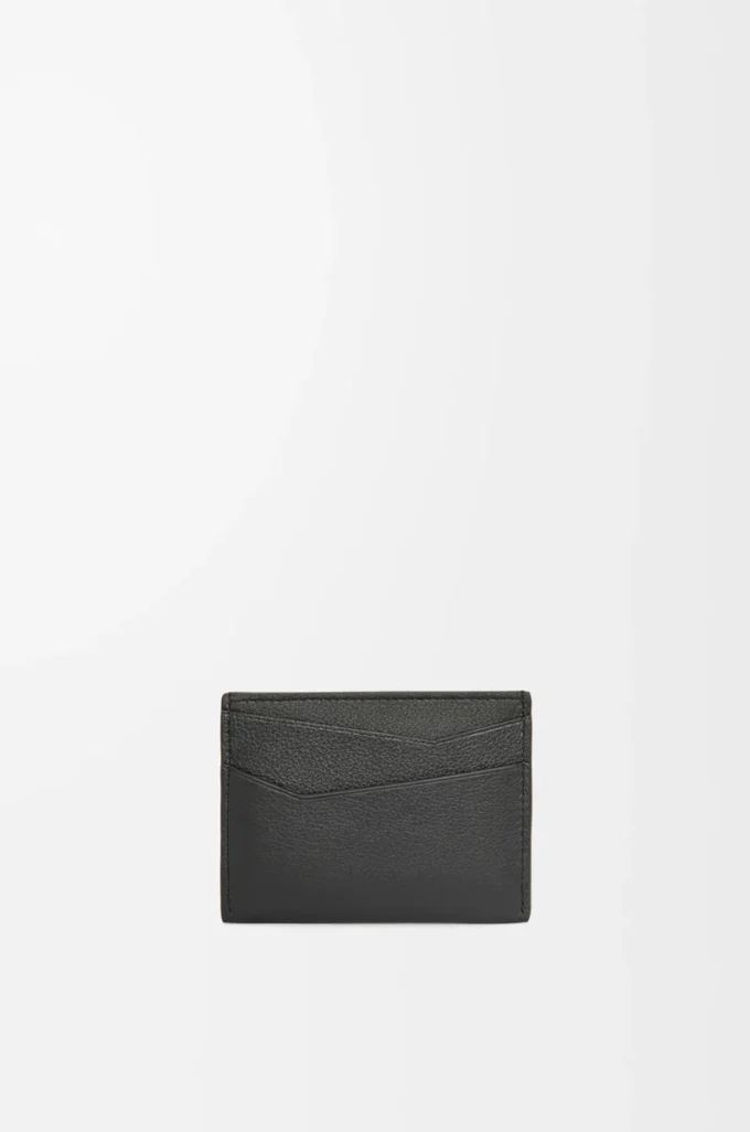 Puzzle plain cardholder in classic calfskin Black Puzzle plain cardholder in classic calfskin Black