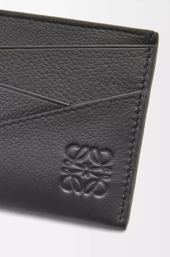 Puzzle plain cardholder in classic calfskin Black Puzzle plain cardholder in classic calfskin Black