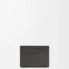 Puzzle plain cardholder in classic calfskin Dark Grey Puzzle plain cardholder in classic calfskin Dark Grey