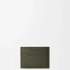 Puzzle plain cardholder in classic calfskin Dark Khaki Puzzle plain cardholder in classic calfskin Dark Khaki