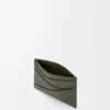 Puzzle plain cardholder in classic calfskin Dark Khaki Puzzle plain cardholder in classic calfskin Dark Khaki