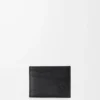 Puzzle plain cardholder in supple grained calfskin Black Puzzle plain cardholder in supple grained calfskin Black