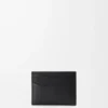 Puzzle plain cardholder in supple grained calfskin Black Puzzle plain cardholder in supple grained calfskin Black