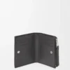 Puzzle slim compact wallet in classic calfskin Asphalt Grey/Storm Blue Puzzle slim compact wallet in classic calfskin Asphalt Grey/Storm Blue