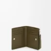 Puzzle slim compact wallet in classic calfskin Dark Khaki Puzzle slim compact wallet in classic calfskin Dark Khaki