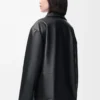 Pyjama blouse in nappa lambskin Black Pyjama blouse in nappa lambskin Black