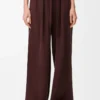 Pyjama trousers in silk Burgundy Pyjama trousers in silk Burgundy