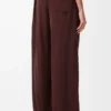 Pyjama trousers in silk Burgundy Pyjama trousers in silk Burgundy