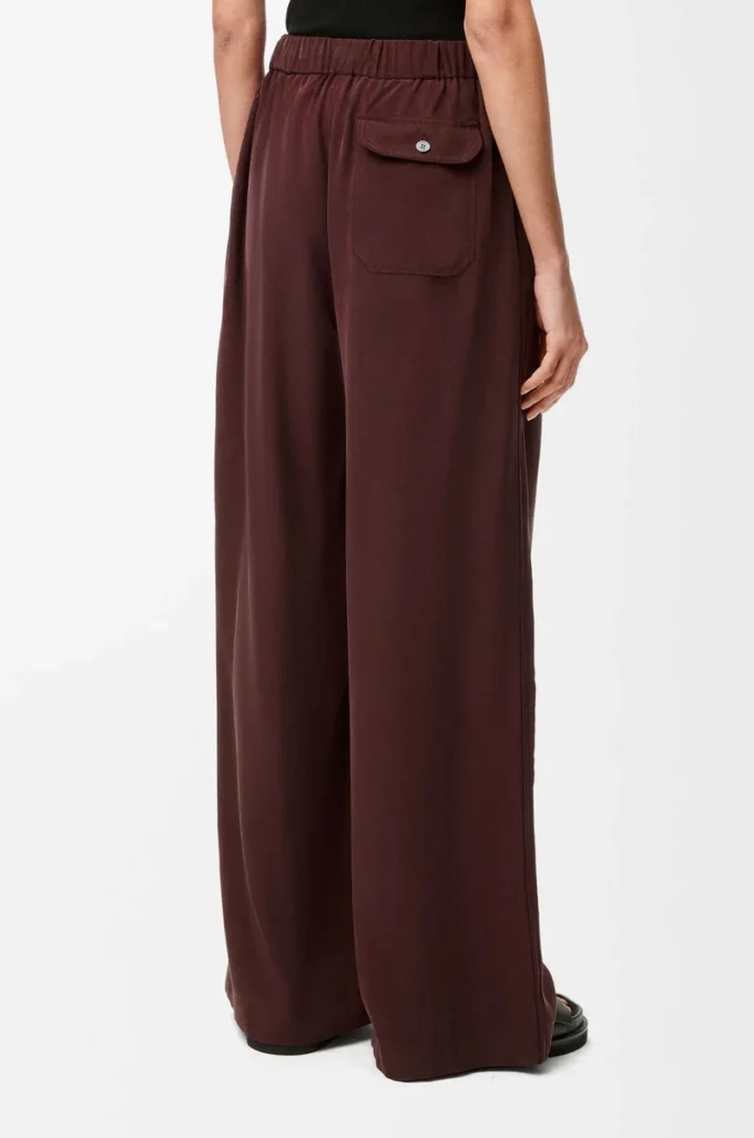 Pyjama trousers in silk Burgundy Pyjama trousers in silk Burgundy