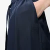 Pyjama trousers in silk Navy Blue