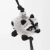 Raccoon charm in felt Grey Raccoon charm in felt Grey