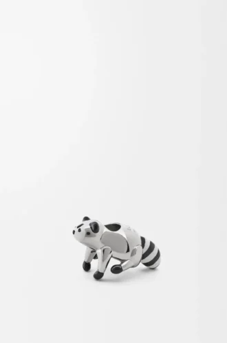 Raccoon dice Silver