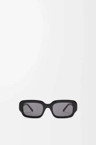 Rectangular Slim sunglasses Black