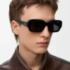 Rectangular Slim sunglasses Black Rectangular Slim sunglasses Black