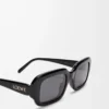 Rectangular Slim sunglasses Black Rectangular Slim sunglasses Black