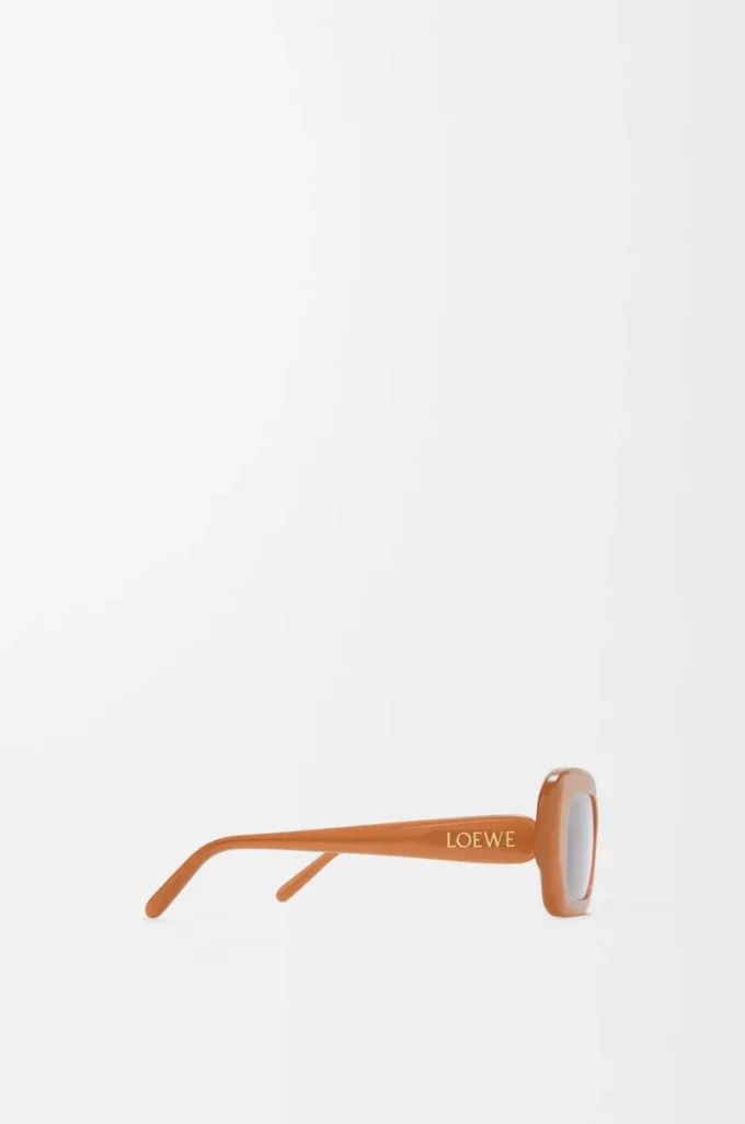 Rectangular Slim sunglasses Light Caramel