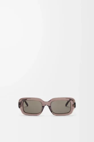 Rectangular Slim sunglasses Transparent Brown Rectangular Slim sunglasses Transparent Brown