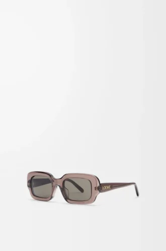 Rectangular Slim sunglasses Transparent Brown Rectangular Slim sunglasses Transparent Brown