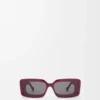 Rectangular sunglasses Burgundy Rectangular sunglasses Burgundy