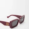 Rectangular sunglasses Burgundy Rectangular sunglasses Burgundy