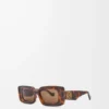 Rectangular sunglasses Havana Rectangular sunglasses Havana