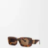 Rectangular sunglasses Havana Rectangular sunglasses Havana