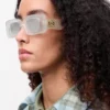 Rectangular sunglasses White Rectangular sunglasses White