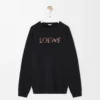 Regular fit sweatshirt in cotton Black Regular fit sweatshirt in cotton Black