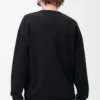 Regular fit sweatshirt in cotton Black Regular fit sweatshirt in cotton Black