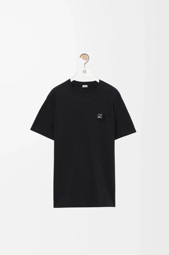Regular fit T-shirt in cotton Anthracite Regular fit T-shirt in cotton Anthracite