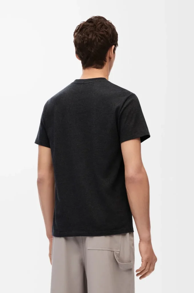 Regular fit T-shirt in cotton Anthracite Regular fit T-shirt in cotton Anthracite