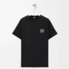Regular fit T-shirt in cotton Black Regular fit T-shirt in cotton Black