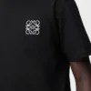 Regular fit T-shirt in cotton Black Regular fit T-shirt in cotton Black