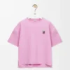 Regular fit T-shirt in cotton blend Pink Regular fit T-shirt in cotton blend Pink