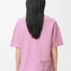 Regular fit T-shirt in cotton blend Pink Regular fit T-shirt in cotton blend Pink