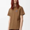 Regular fit T-shirt in cotton Camel