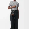 Regular fit T-shirt in cotton Grey Melange Regular fit T-shirt in cotton Grey Melange